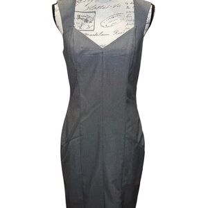 Express Studio Women’s Gray Sleeveless Sheath Dress Size 10 Office Career Dress